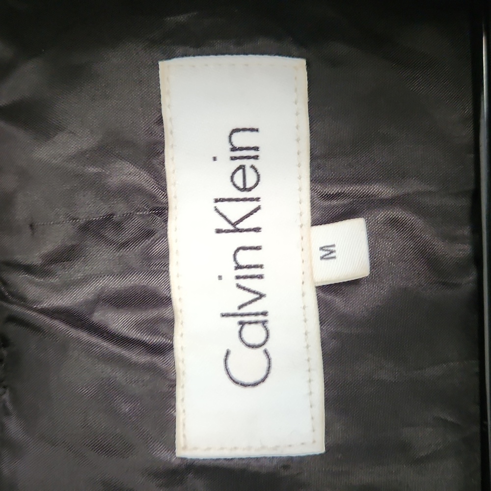 Solid Black Calvin Klein Down Filled Puffer Jacke… - image 4